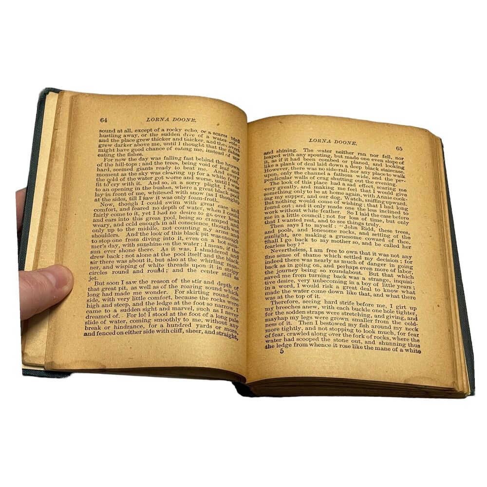 Lorna Doone A Romance of Exmoor by R. D. Blackmore Vol I, Vol II Hardcover Book - Picture 6 of 11